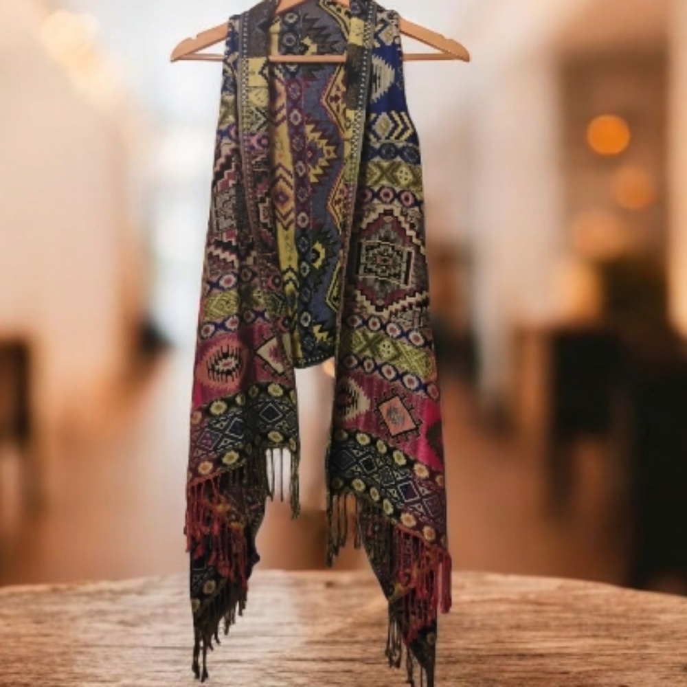 Boho Drapery Style Duster - Picture 3 of 12